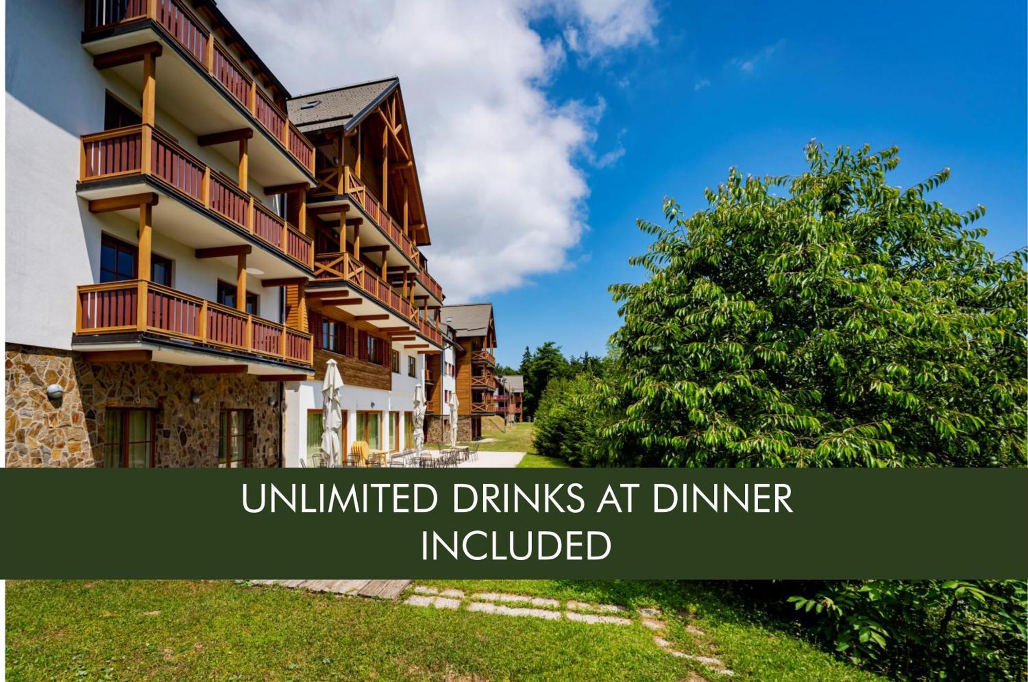 Pohorje Village Wellbeing Resort - Forest Hotel Videc Hočko Pohorje Buitenkant foto